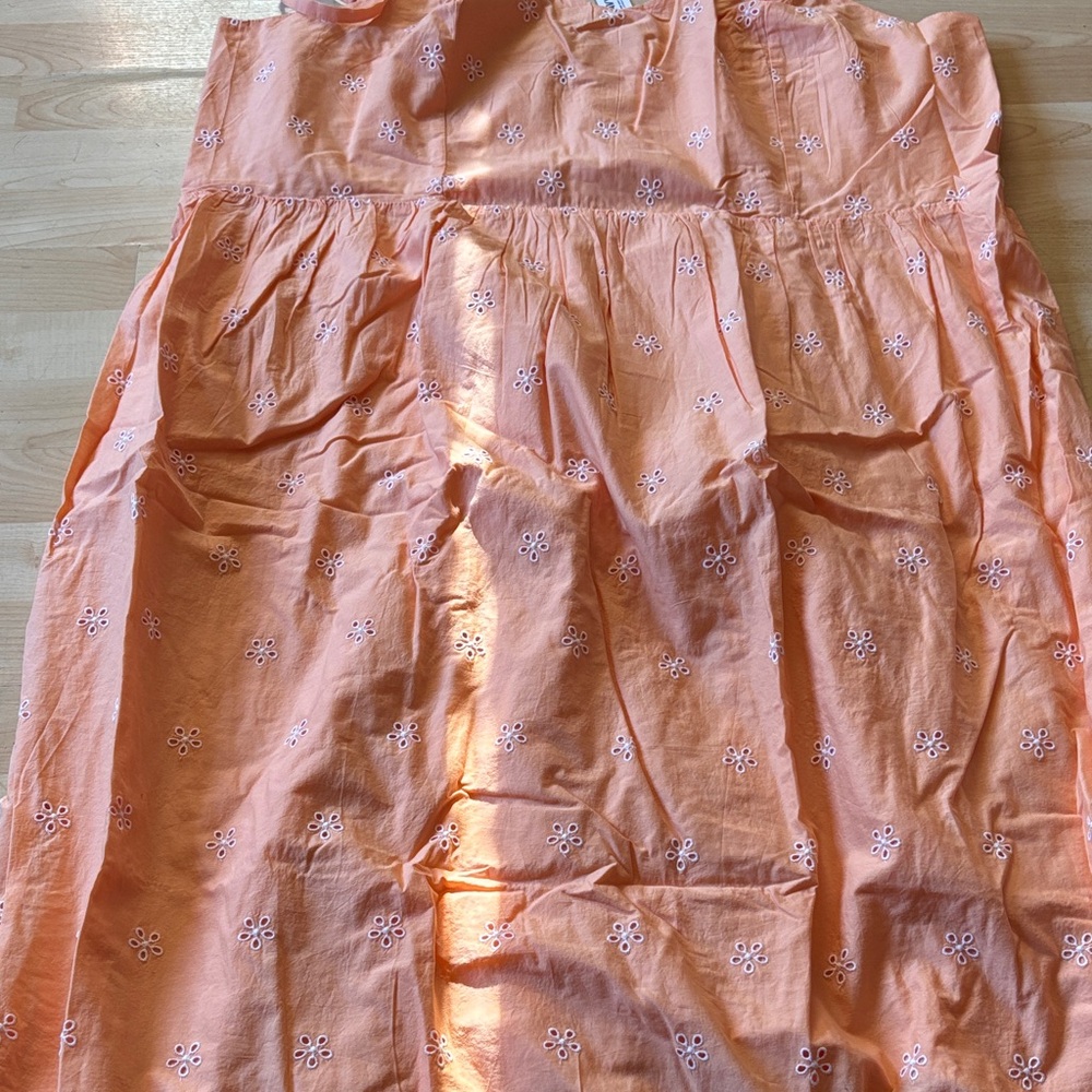 Old Navy Peach Floral A-Line Skirt